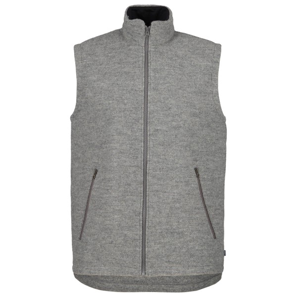 Stoic - BoiledWool MunkebySt. Vest - Merinogilet Gr L grau von Stoic