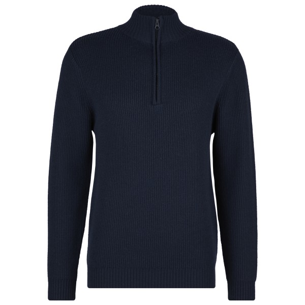 Stoic - Heavy MerinoKnit MMXX.Rutvik Half Zip - Merinopullover Gr 3XL blau von Stoic