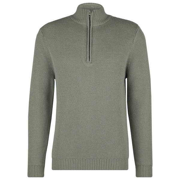 Stoic - Heavy MerinoKnit MMXX.Rutvik Half Zip - Merinopullover Gr L oliv von Stoic