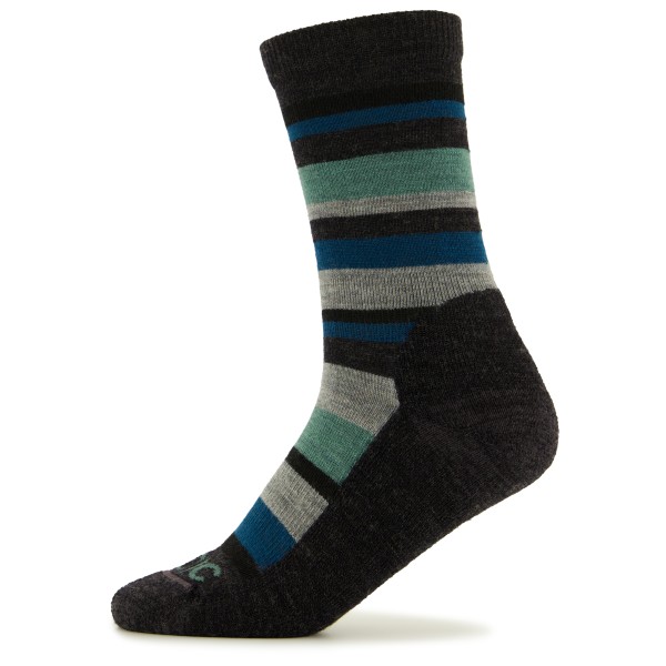 Stoic - Kid's Merino Trekking Crew Socks Stripes - Wandersocken Gr 27-30 schwarz von Stoic