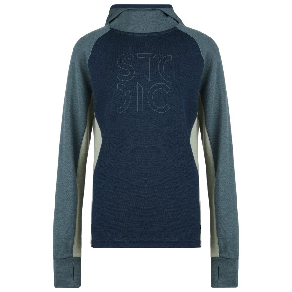 Stoic - Kid's Merino260 StadjanSt. Hoody - Merinohoodie Gr 176 blau von Stoic