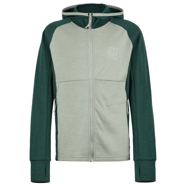 Stoic - Kid's Merino260 StadjanSt. Jacket w. Hood - Merinohoodie Gr 176 grau von Stoic