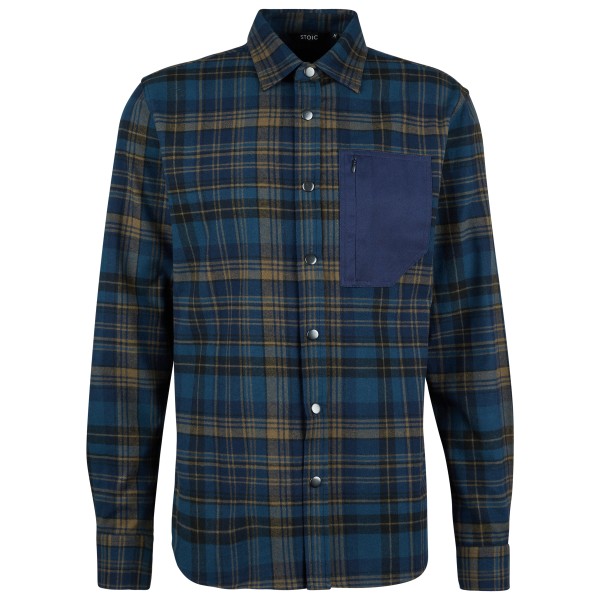 Stoic - MMXX.Locksta Flannel Shirt - Hemd Gr L blau von Stoic