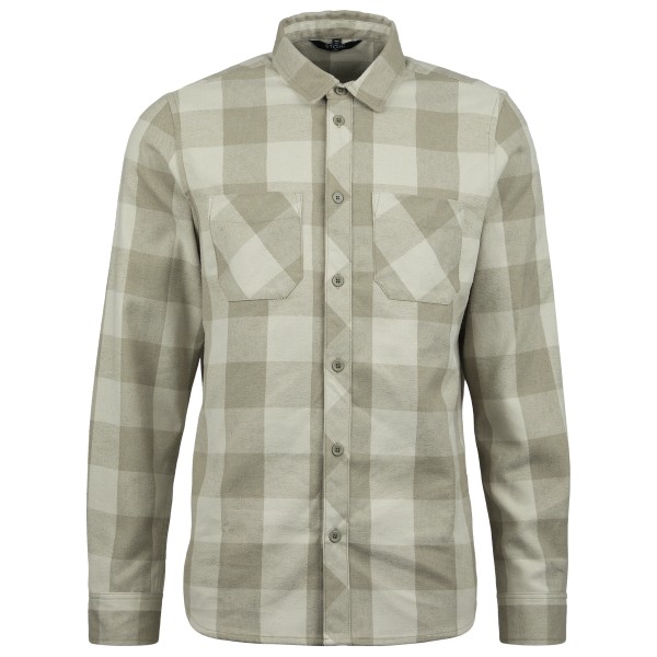 Stoic - MMXX.Storuman Hemp Flannel Shirt - Hemd Gr M grau von Stoic