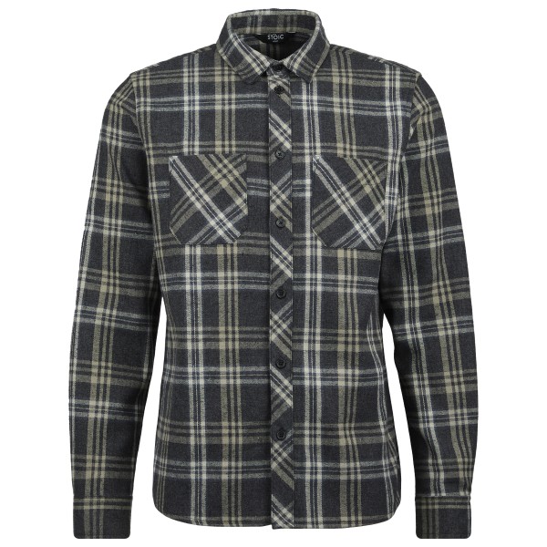 Stoic - MMXX.Storuman Hemp Flannel Shirt - Hemd Gr XXL grau von Stoic