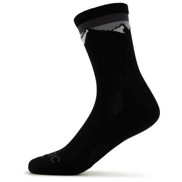 Stoic - Merino Crew Tech Rib Mountains Socks - Multifunktionssocken Gr 42-44 schwarz von Stoic