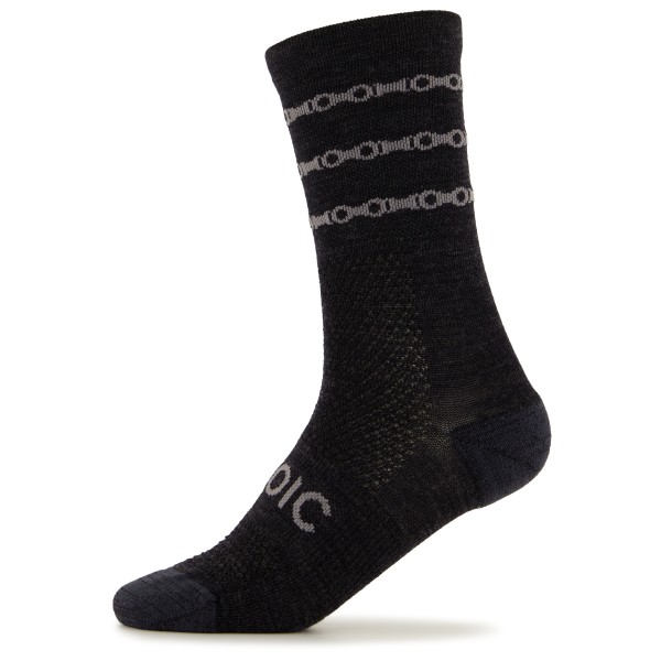 Stoic - Merino Gravel Socks - Velosocken Gr 36-38 schwarz von Stoic