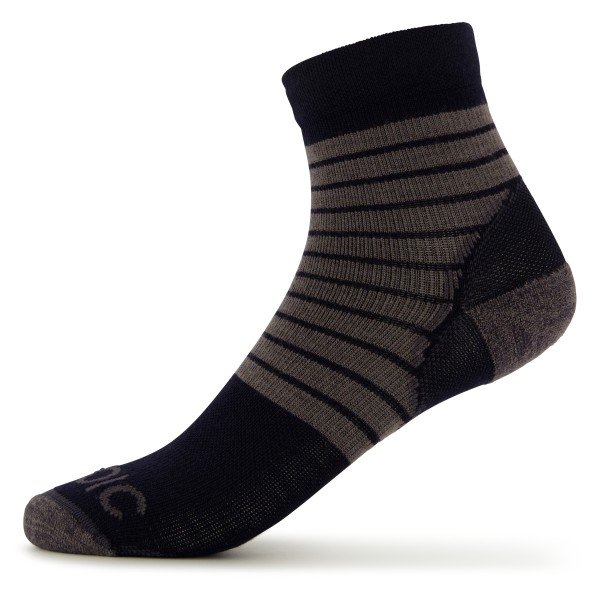 Stoic - Merino MTB Quarter Socks - Velosocken Gr 36-38;39-41;42-44 blau/schwarz;grau;oliv;rosa;schwarz von Stoic