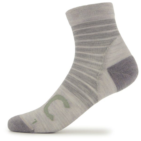 Stoic - Merino MTB Quarter Socks - Velosocken Gr 36-38 grau von Stoic