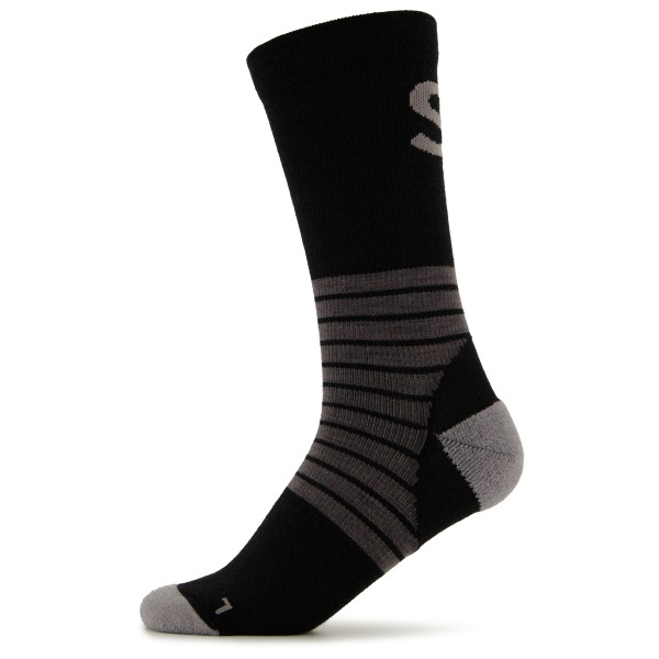 Stoic - Merino MTB Socks - Velosocken Gr 39-41 schwarz von Stoic