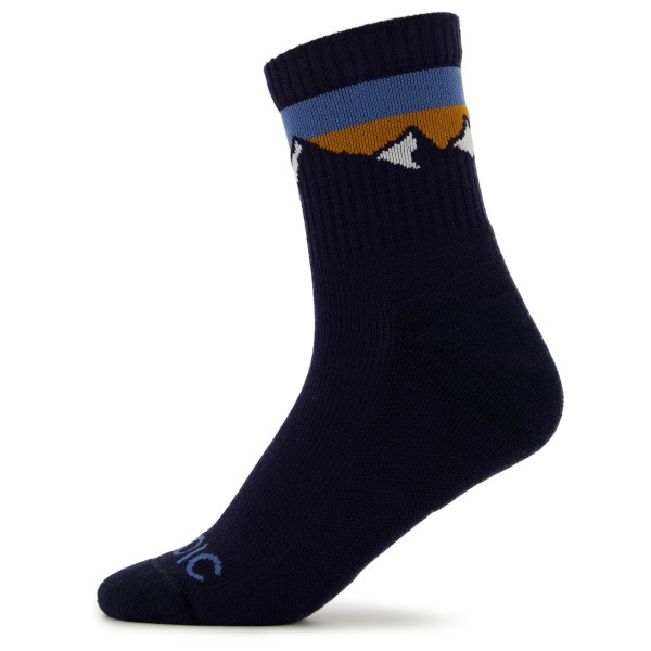 Stoic - Merino Quarter Tech Rib Mountains Socks - Multifunktionssocken Gr 36-38;39-41;42-44;45-47 schwarz von Stoic