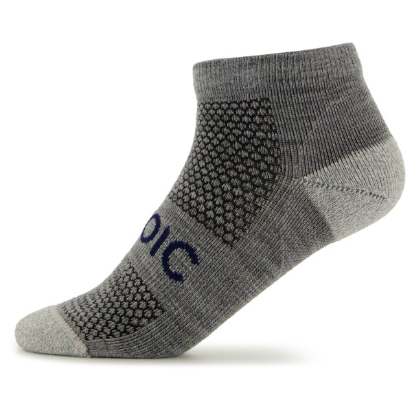 Stoic - Merino Running Low Socks - Laufsocken Gr 36-38 grau von Stoic