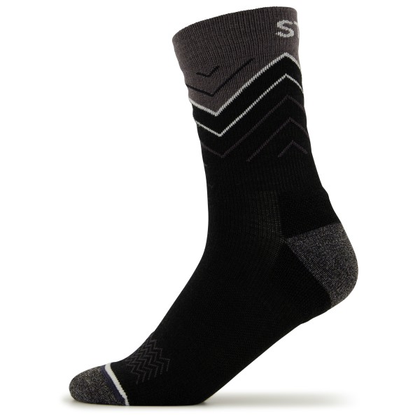 Stoic - Merino Running Socks Q+ - Laufsocken Gr 36-38;39-41;42-44;45-47 schwarz von Stoic