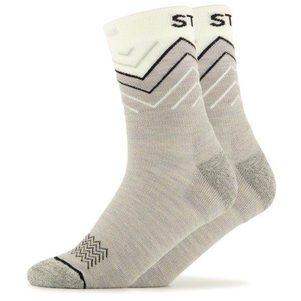 Stoic - Merino Running Socks Q+ - Laufsocken Gr 36-38 grau von Stoic