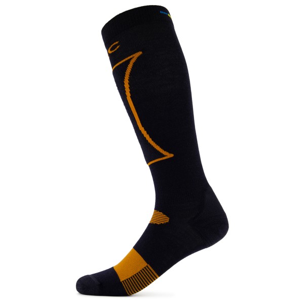 Stoic - Merino Ski Socks Tech Light - Skisocken Gr 36-38 schwarz von Stoic