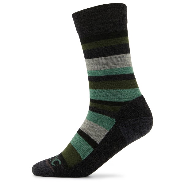 Stoic - Merino Trekking Crew Socks Stripes - Wandersocken Gr 36-38 schwarz von Stoic