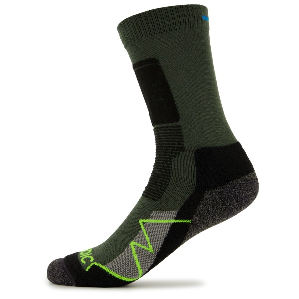 Stoic - Merino Trekking Crew Socks - Wandersocken Gr 39-41 schwarz von Stoic