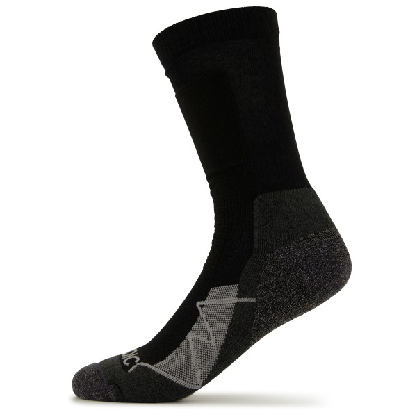 Stoic - Merino Trekking Crew Socks - Wandersocken Gr 39-41 schwarz von Stoic