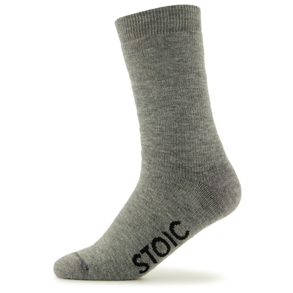 Stoic - Merino Warmwool Medium - Merinosocken Gr 36-38 grau von Stoic