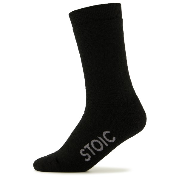 Stoic - Merino Warmwool Medium - Merinosocken Gr 36-38 schwarz von Stoic