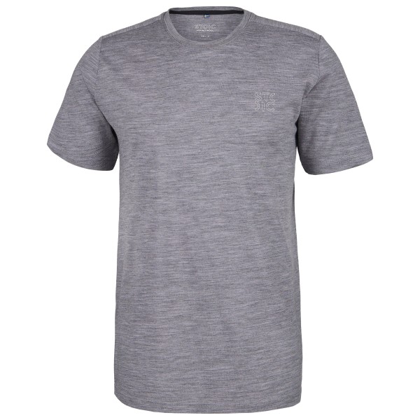 Stoic - Merino180 BengtSt. T-Shirt - Merinoshirt Gr L grau von Stoic