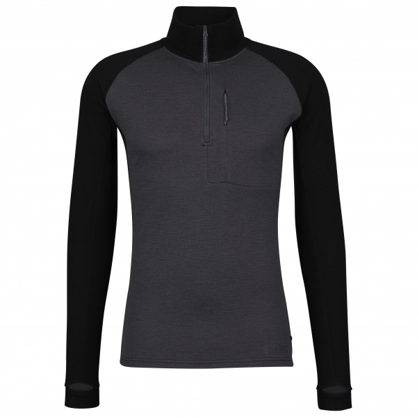 Stoic - Merino260 StadjanSt. Zip Pullover - Merinopullover Gr S grau/schwarz Stoic - Merino260 StadjanSt. Zip Pullover - Merinopullover Gr S grau/schwarz von Stoic