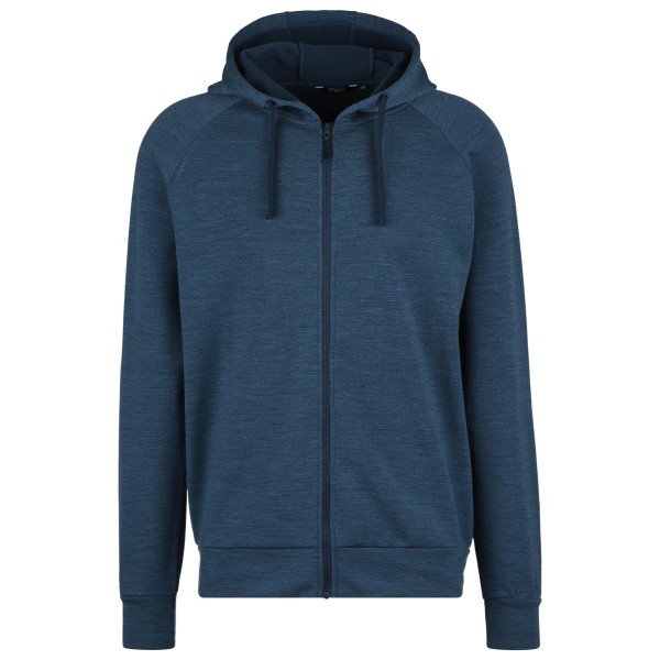 Stoic - Merino335 MMXX.Lulea Zip Hoody - Merinohoodie Gr M;S;XS blau;schwarz/grau von Stoic