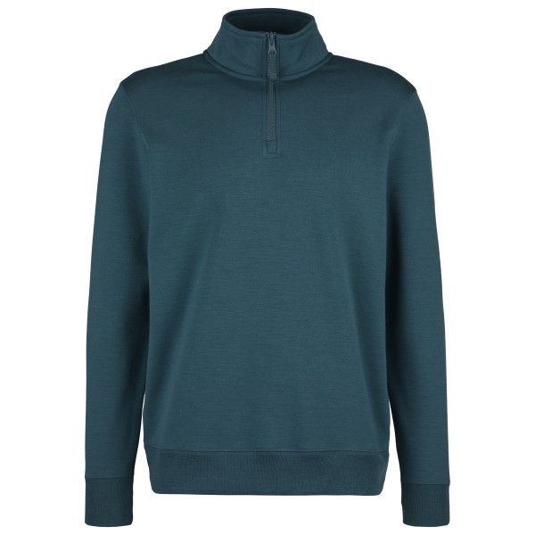 Stoic - MerinoFleece335 MMXX. Lulea Half Zip - Merinopullover Gr 3XL;L;M;S;XL blau;schwarz von Stoic