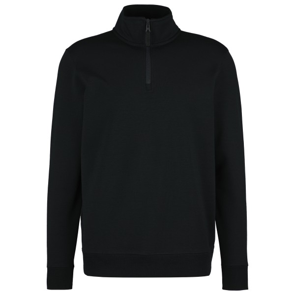 Stoic - MerinoFleece335 MMXX. Lulea Half Zip - Merinopullover Gr S schwarz von Stoic