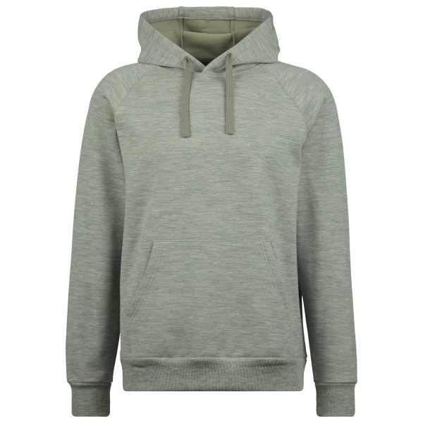 Stoic - MerinoFleece335 MMXX.Lulea Hoody - Merinohoodie Gr M grau/oliv von Stoic