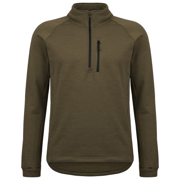 Stoic - MerinoGrid285 NorrdalSt. Half Zip - Merinopullover Gr XXL braun von Stoic