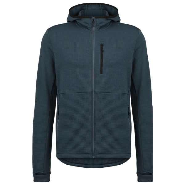 Stoic - MerinoGrid285 NorrdalSt. Zip Hoody - Fleecejacke Gr 3XL;L;M;S;XL;XXL blau;schwarz von Stoic