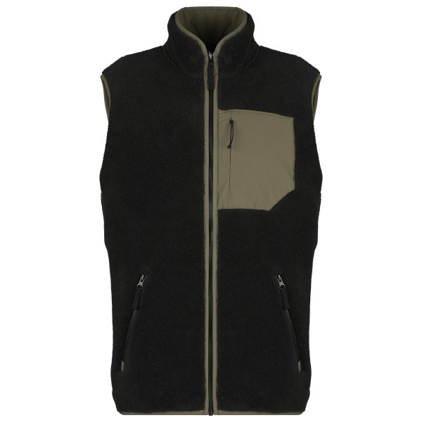 Stoic - MerinoHighPile357 VallsboSt. Vest - Fleecegilet Gr 3XL schwarz von Stoic