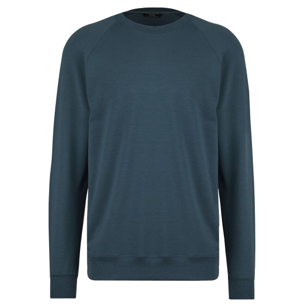 Stoic - MerinoTerry285 AlavaaraSt. Crew Pullover - Merinopullover Gr L blau von Stoic