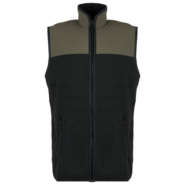 Stoic - NorrvikSt. Pile Fleece Vest - Fleecegilet Gr L;M;XL grau;schwarz von Stoic