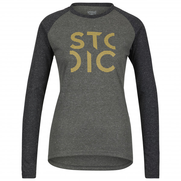 Stoic - Women´s Hemp20 LofsdalenSt. L/S - Funktionsshirt Gr 34;36;38;40 grau;schwarz/grau von Stoic