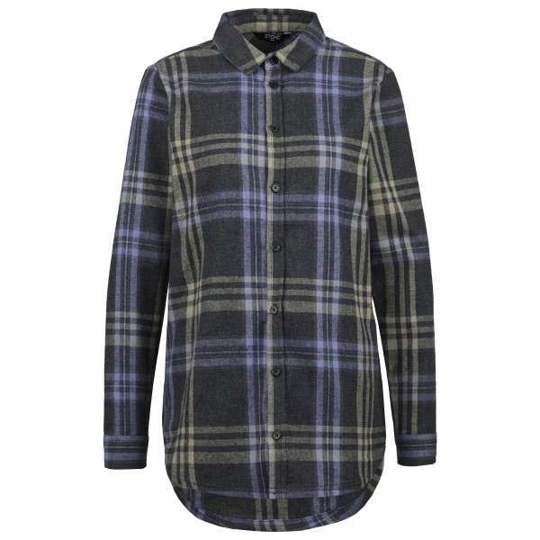 Stoic - Women's MMXX.Storuman Hemp Flannel Shirt - Hemd Gr XS grau von Stoic