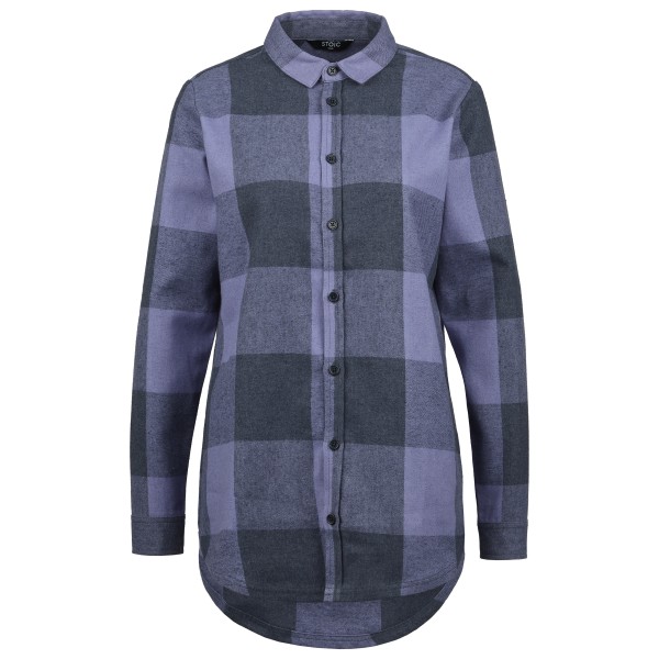 Stoic - Women's MMXX.Storuman Hemp Flannel Shirt - Hemd Gr XXL blau von Stoic