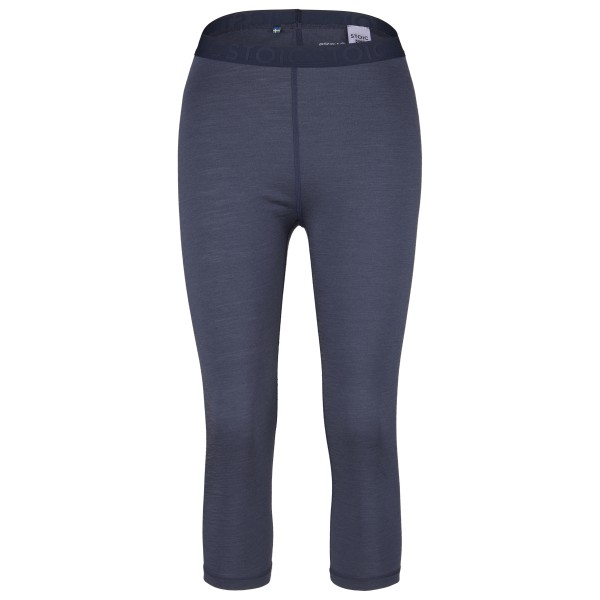 Stoic - Women's Merino180 BengtSt. 3/4 Pants - Merinounterwäsche Gr 3XL;L;M;S;XL;XS;XXL blau;schwarz von Stoic