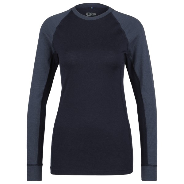 Stoic - Women's Merino180 BengtSt. L/S - Merinounterwäsche Gr L blau von Stoic