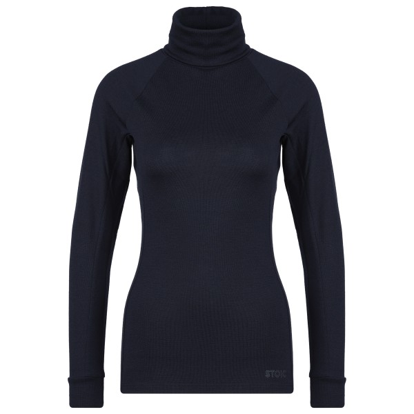 Stoic - Women's Merino240 BengtSt. Turtle Neck - Merinounterwäsche Gr S blau von Stoic