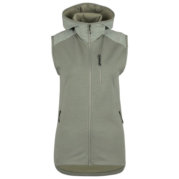 Stoic - Women's MerinoFleece335 KuolpaSt. Vest with Hood - Fleecegilet Gr S oliv von Stoic