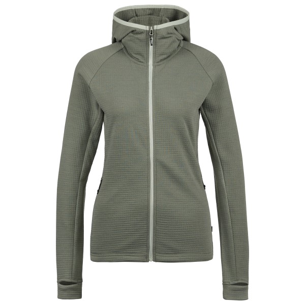 Stoic - Women's MerinoGrid285 NorrdalSt. Zip Hoody - Fleecejacke Gr XS oliv von Stoic