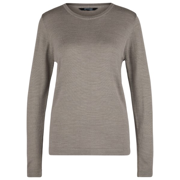 Stoic - Women's MerinoKnit MMXX.Kniva Sweater - Merinopullover Gr M;S;XL;XS grau;schwarz Stoic - Women's MerinoKnit MMXX.Kniva Sweater - Merinopullover Gr M;S;XL;XS grau;schwarz von Stoic