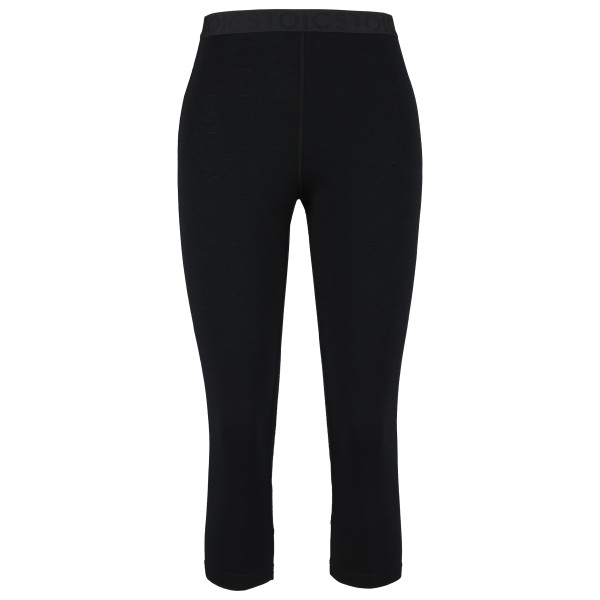 Stoic - Women's MerinoMesh150 SadjemSt. 3/4 Pants - Merinounterwäsche Gr S schwarz von Stoic