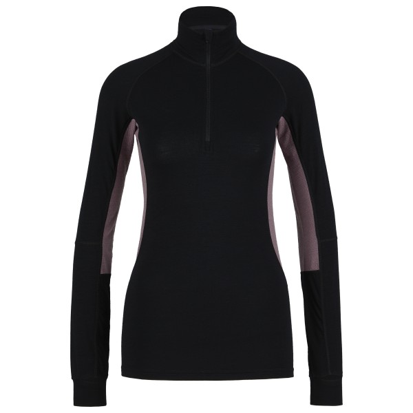 Stoic - Women's MerinoMesh150 SadjemSt. L/S Half Zip - Merinounterwäsche Gr L schwarz von Stoic