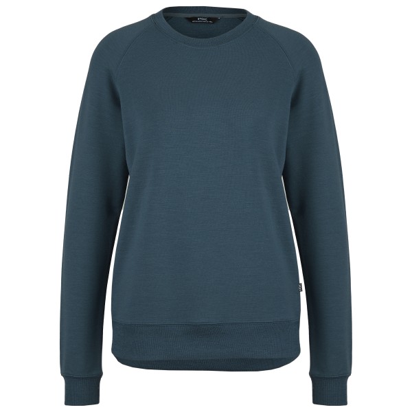 Stoic - Women's MerinoTerry285 AlavaaraSt. Crew Pullover - Merinopullover Gr S blau von Stoic