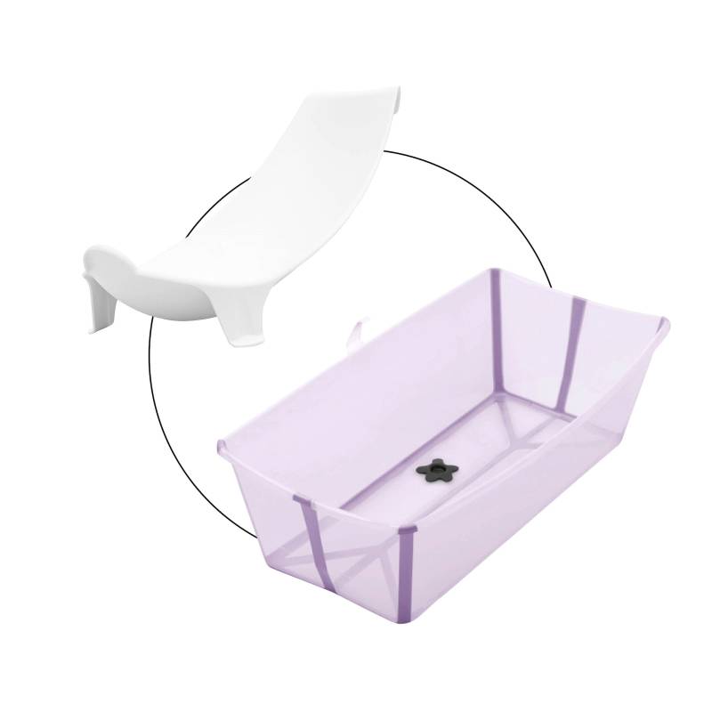 Bundle Badewanne XL inkl. Badewannensitz Newborn Support von Stokke