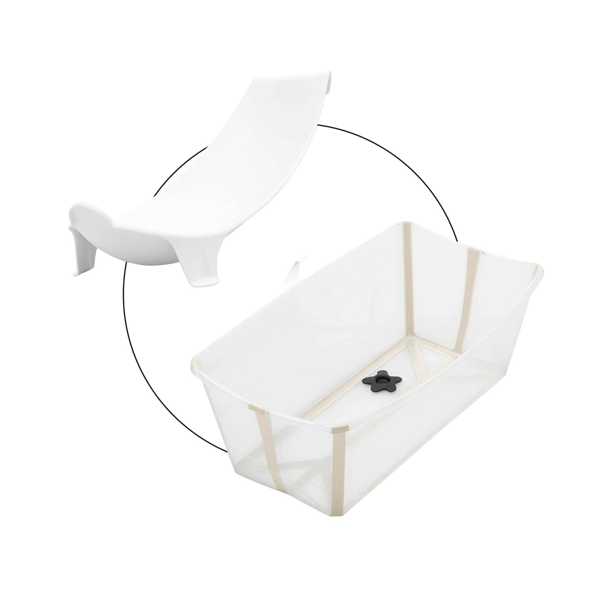 Bundle Badewanne inkl. Badewannensitz Newborn Support von Stokke