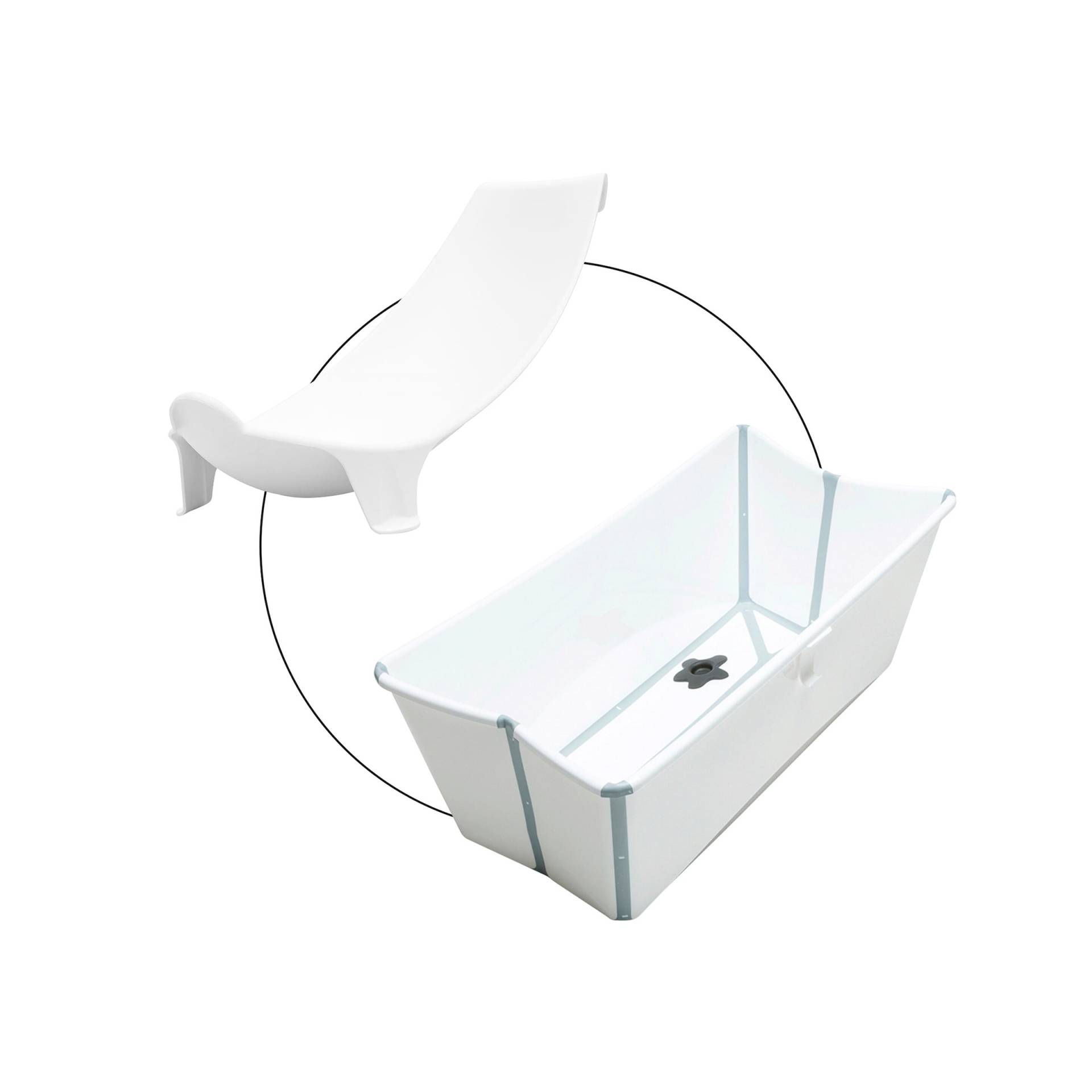 Bundle Badewanne inkl. Badewannensitz Newborn Support Bundle Badewanne inkl. Badewannensitz Newborn Support von Stokke